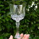 Lot de 6 verres à eau en cristal d'Arques modèle auteuil