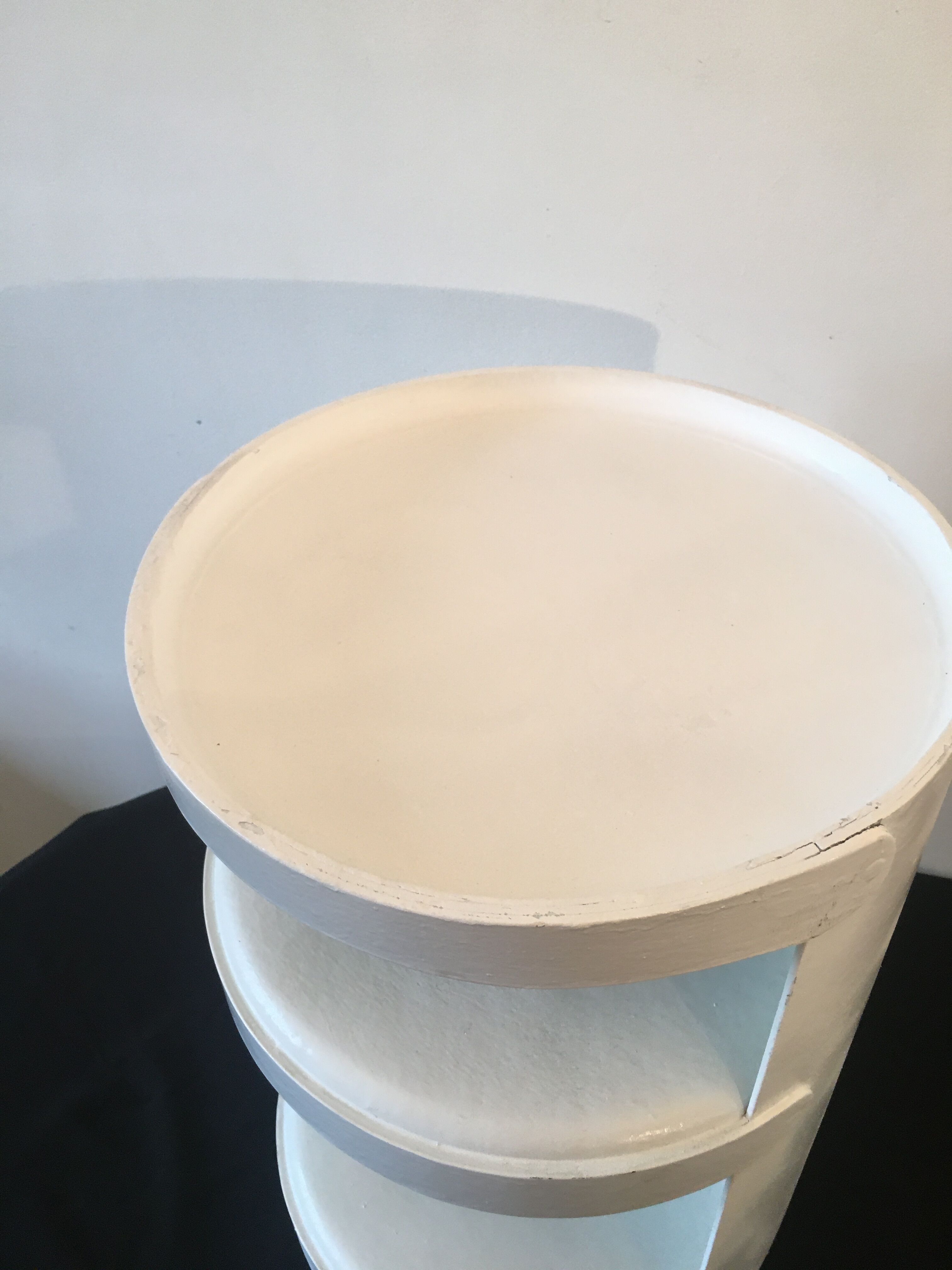 Three bedside tables "bonga" jean louis avril