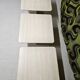 Set of 3 travertine nesting tables