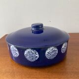 Enamelled ceramic trinket bowl