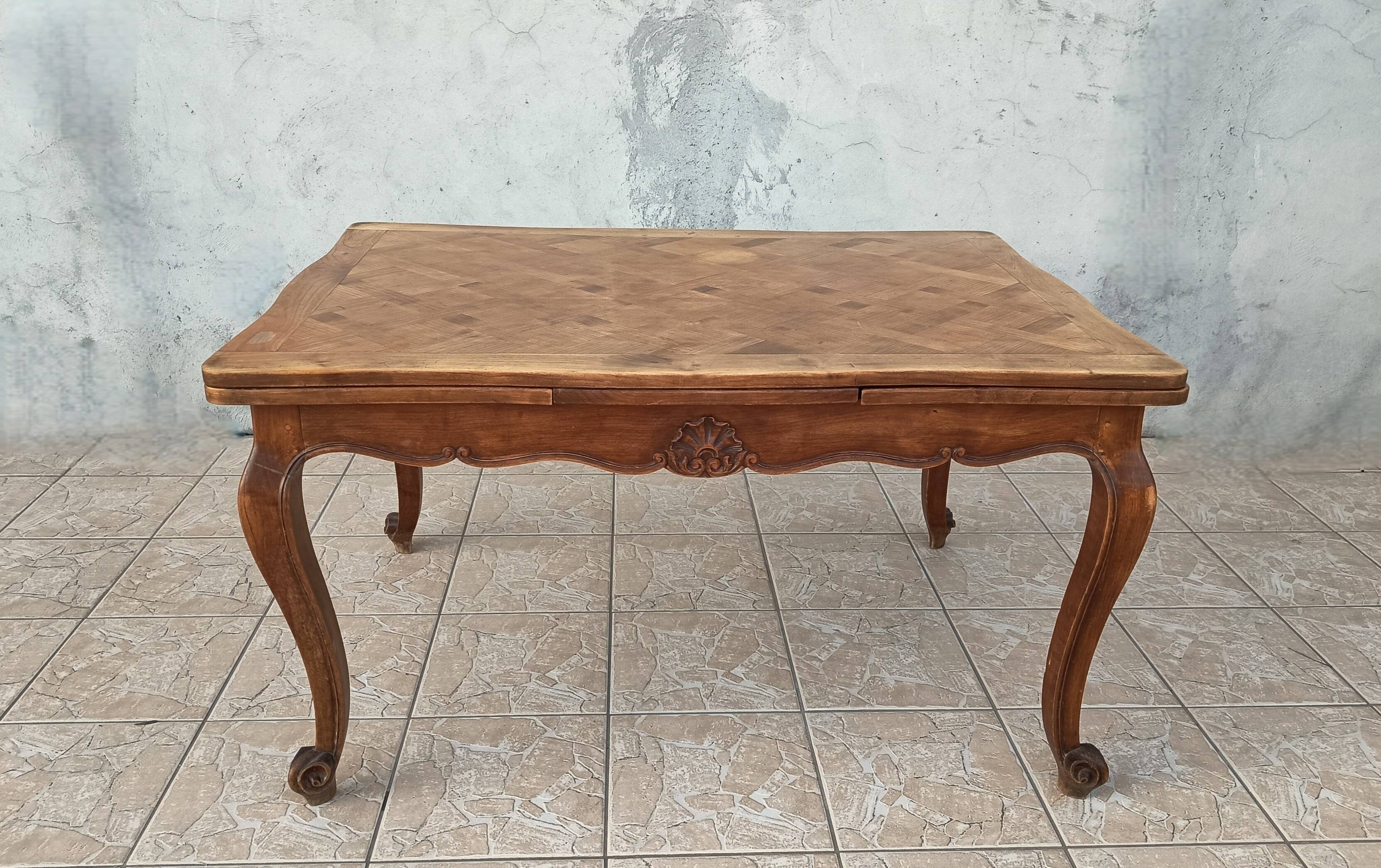 Louis XV style beech table