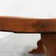 Rustic 20th century solid oak dinner table, France