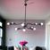 Italian Bronze Green Chandelier 1950’s