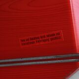 1970s trolley Dinett in red orange