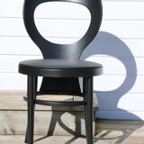 BAUMANN black seagull chair black skai