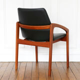 Fauteuil par Henning Kjærnulf pour Korup Stolefabrik