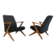 Set of 2 armchairs, Bengt Ruda, Nordiska Kompaniet, Sweden, 1950.