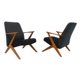 Set de 2 fauteuils, Bengt Ruda, Nordiska Kompaniet, Suède, 1950