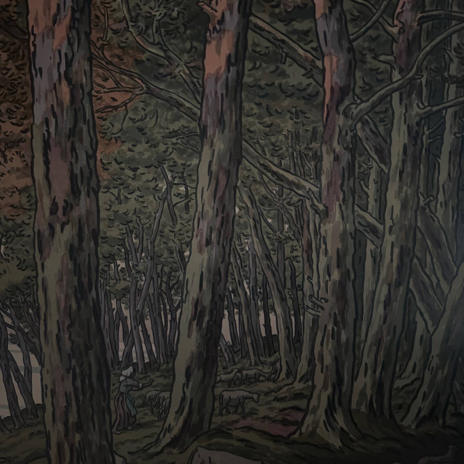 Lithograph by Henri Rivière Aspects of Nature - Summer Evening