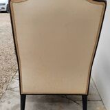 Napoleon III period armchair with floral tapestry, 19th century