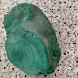 Ashtray / empty vintage pocket in malachite