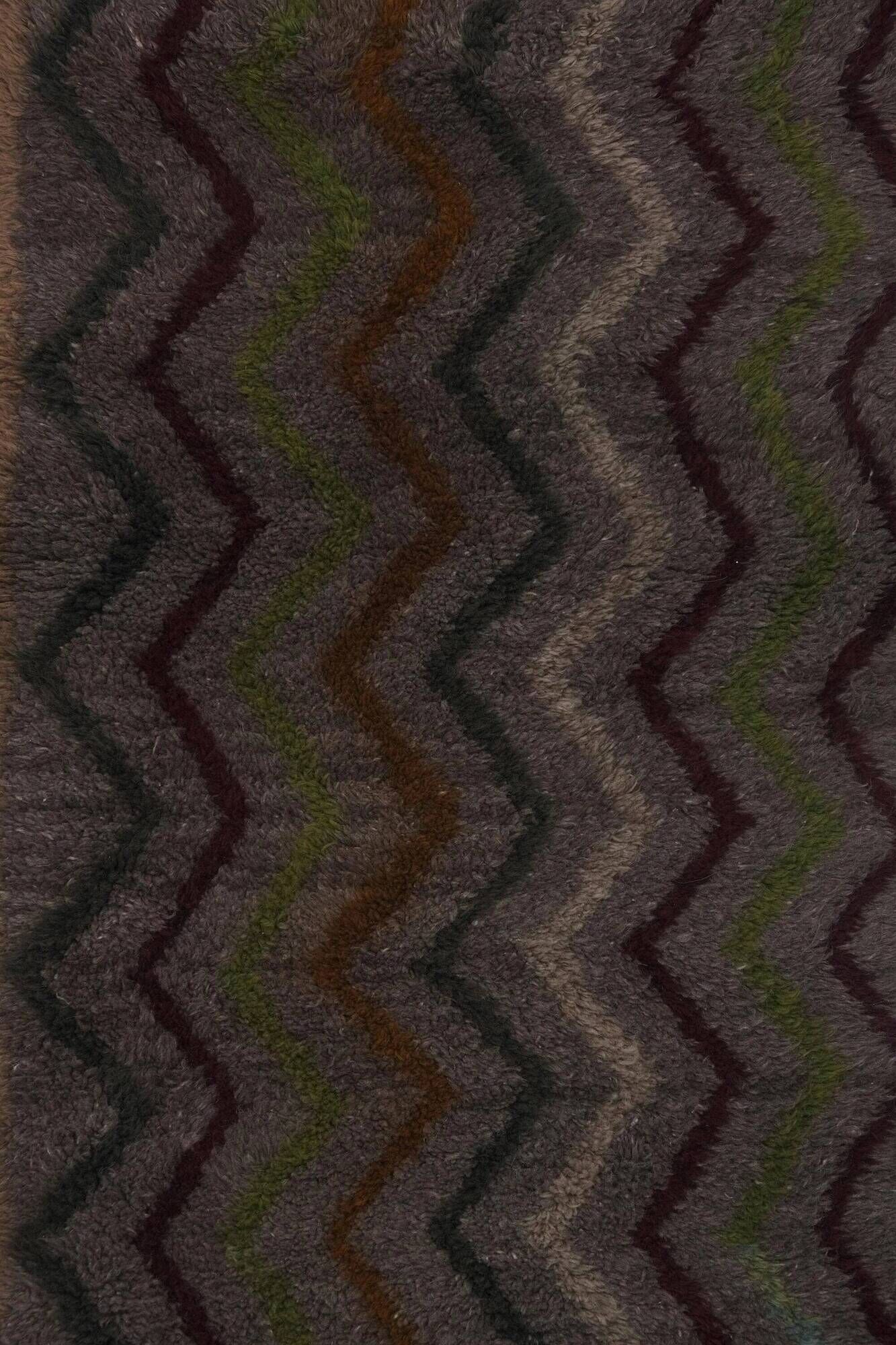Vintage Turkish hallway rug 87x214 cm
