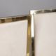Set of 6 Vintage 1970s Chairs in Gold-Plated Brass, Designed by Renato Zevi