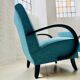 2x Fauteuils Jindrich Halabala originaux 1940