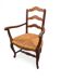 Fauteuil en chêne style Louis XV