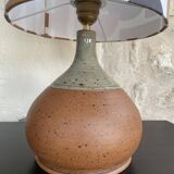 Bohemian-style stoneware lamp