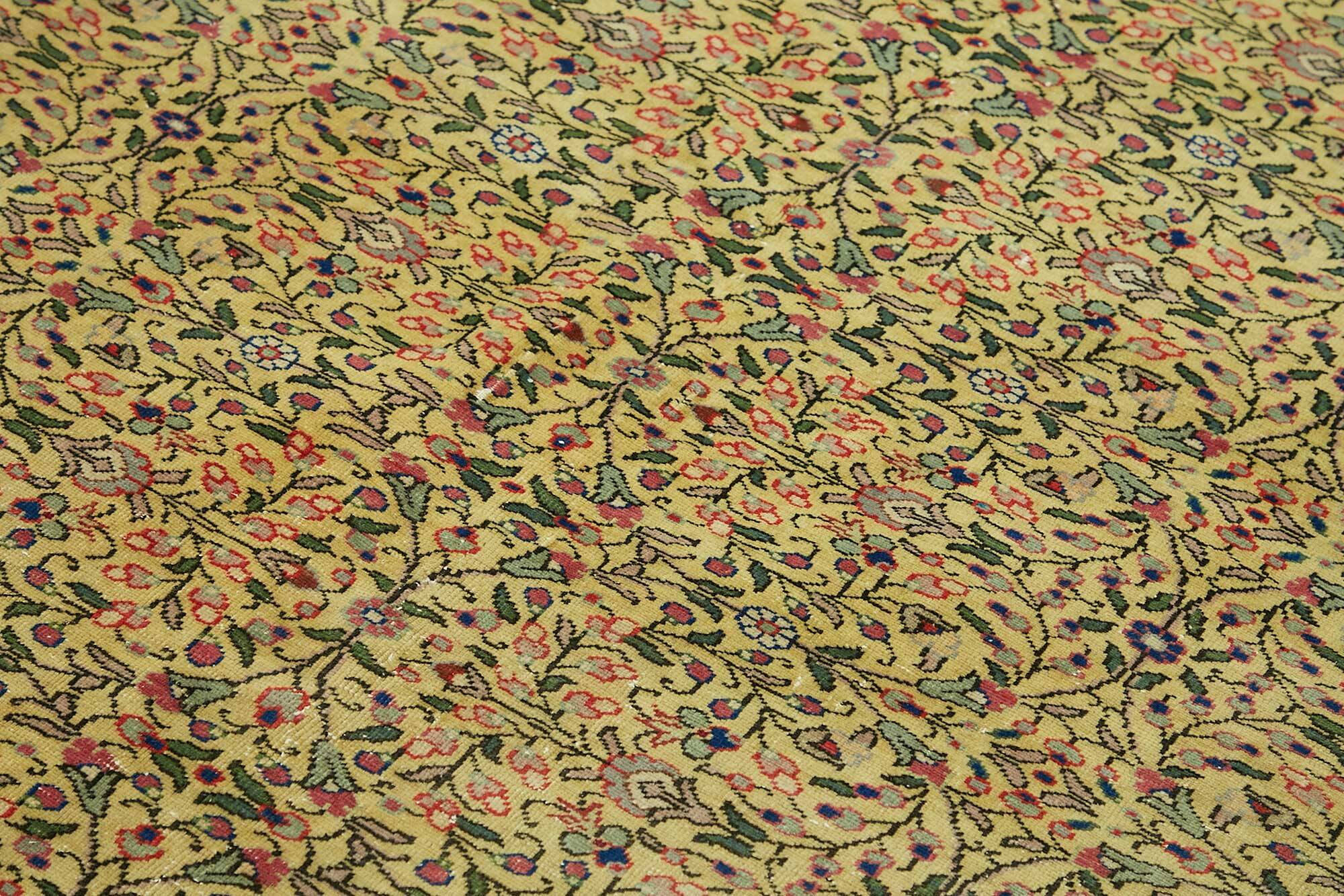Turkish Wool Vintage Kayseri Rug 194 cm x 297 cm