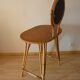 Coiffeuse en rotin avec son tabouret