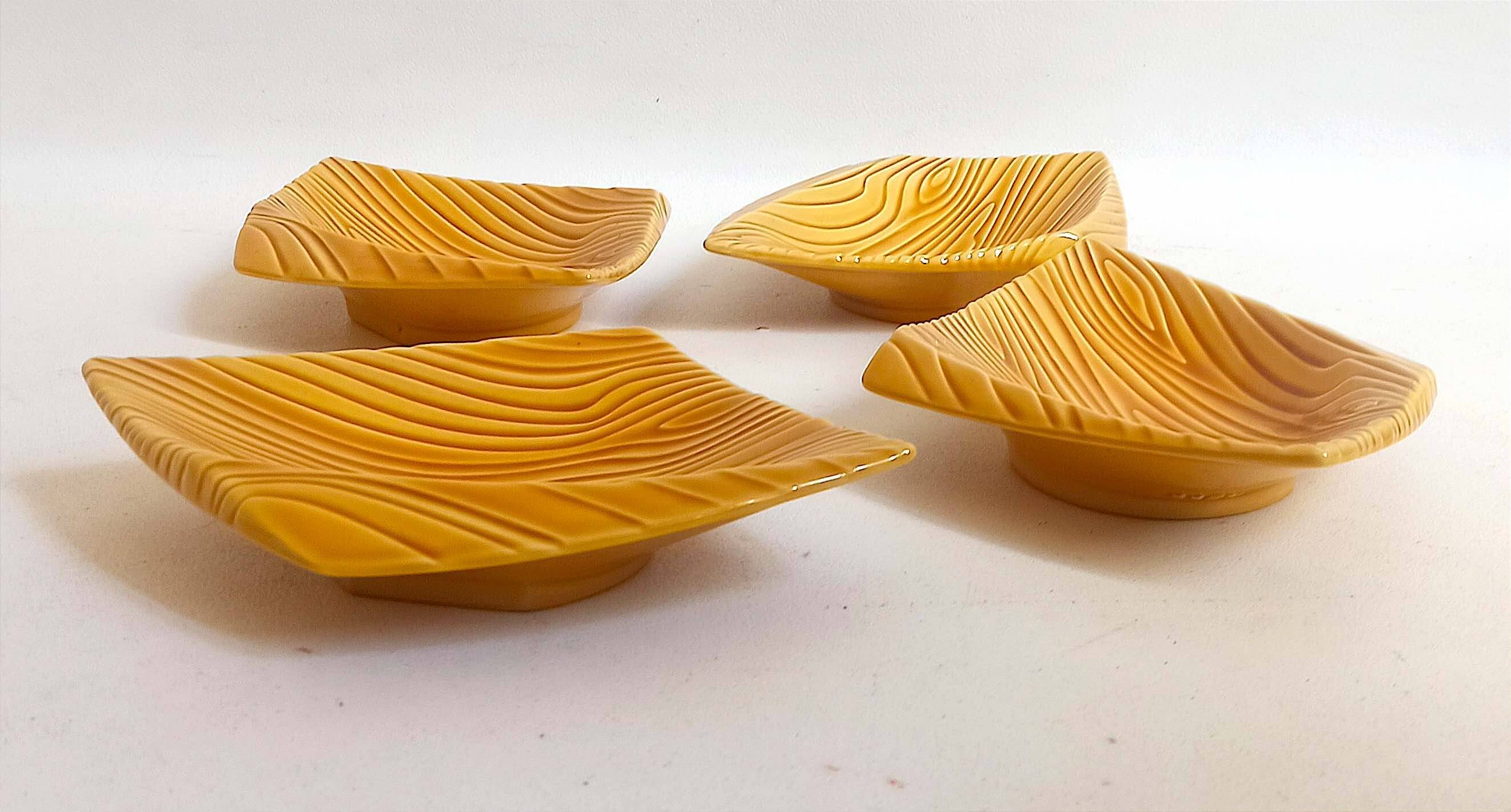 Set of 4 ceramic bowls Verceram France
