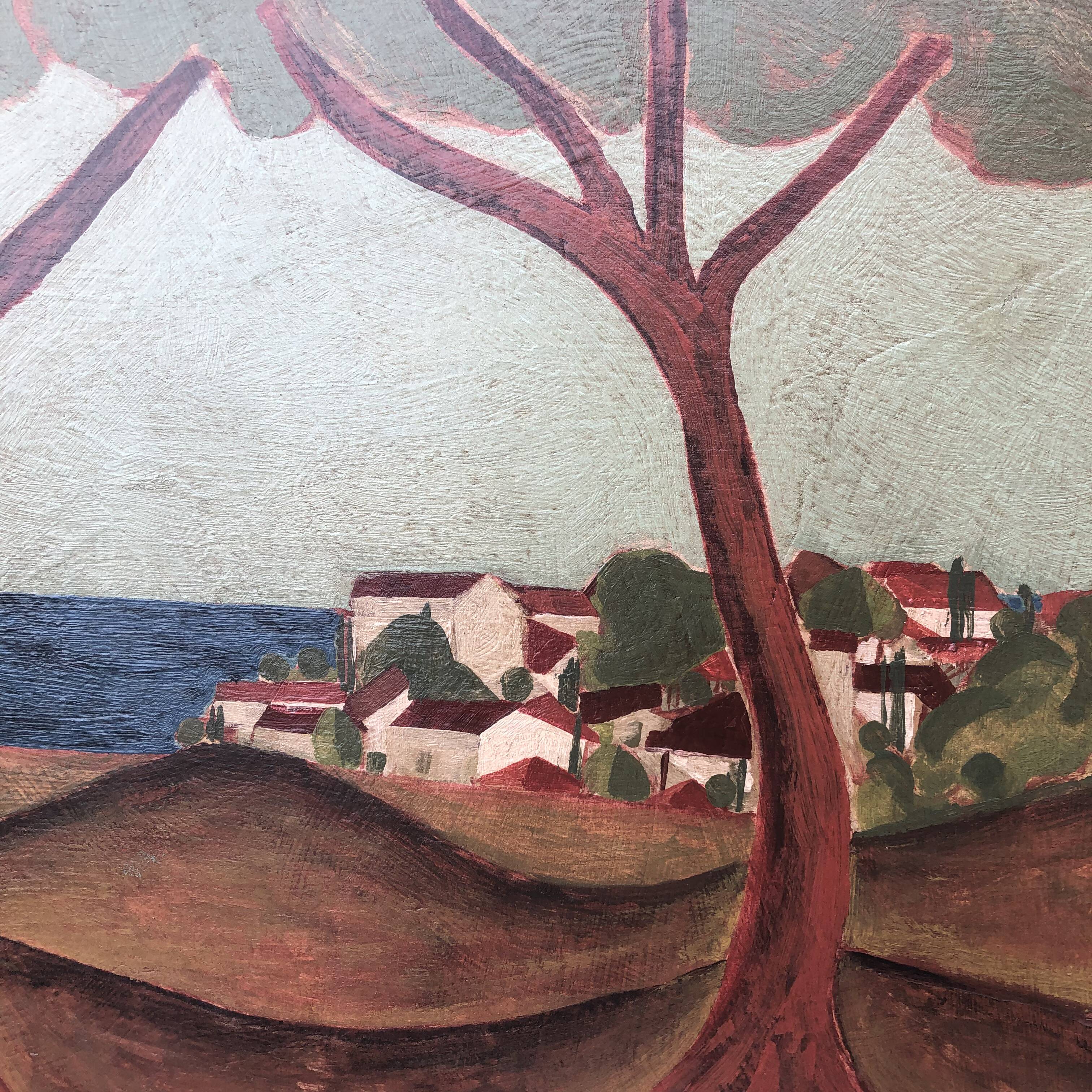 Pine tree painting