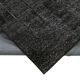 Hand-Knotted Oriental Overdyed 193 cm x 299 cm Black Patchwork Rug
