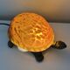 Lampe tortue bronze et pâte de verre