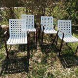 4 chaises vintage