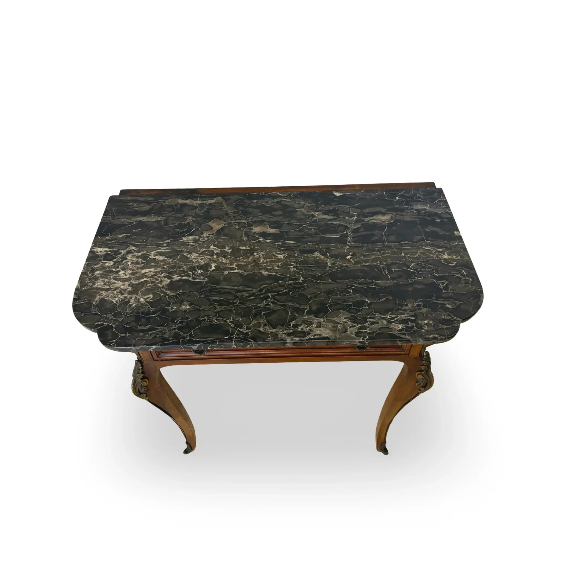 Console Table with Marble Top – 19th Century