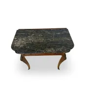 Table console avec plateau en marbre – 19e siècle