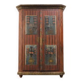 Cabinet de mariée peint d'art populaire, 1845