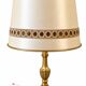 Vintage brass table lamp – 1950s – Rococo style base
