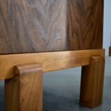 1935s pair of rare Art Deco bedside tables, Czechoslovakia