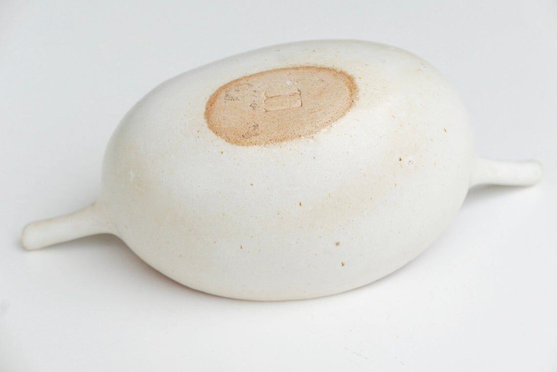 Ceramic empty pocket signed, 1970s