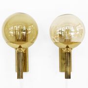 Pair of wall lights/sconces by Svend Mejlstrøm for Mejlstrøm Belysning. Denmark 1960s