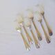 6 Christofle art deco style silver plated forks
