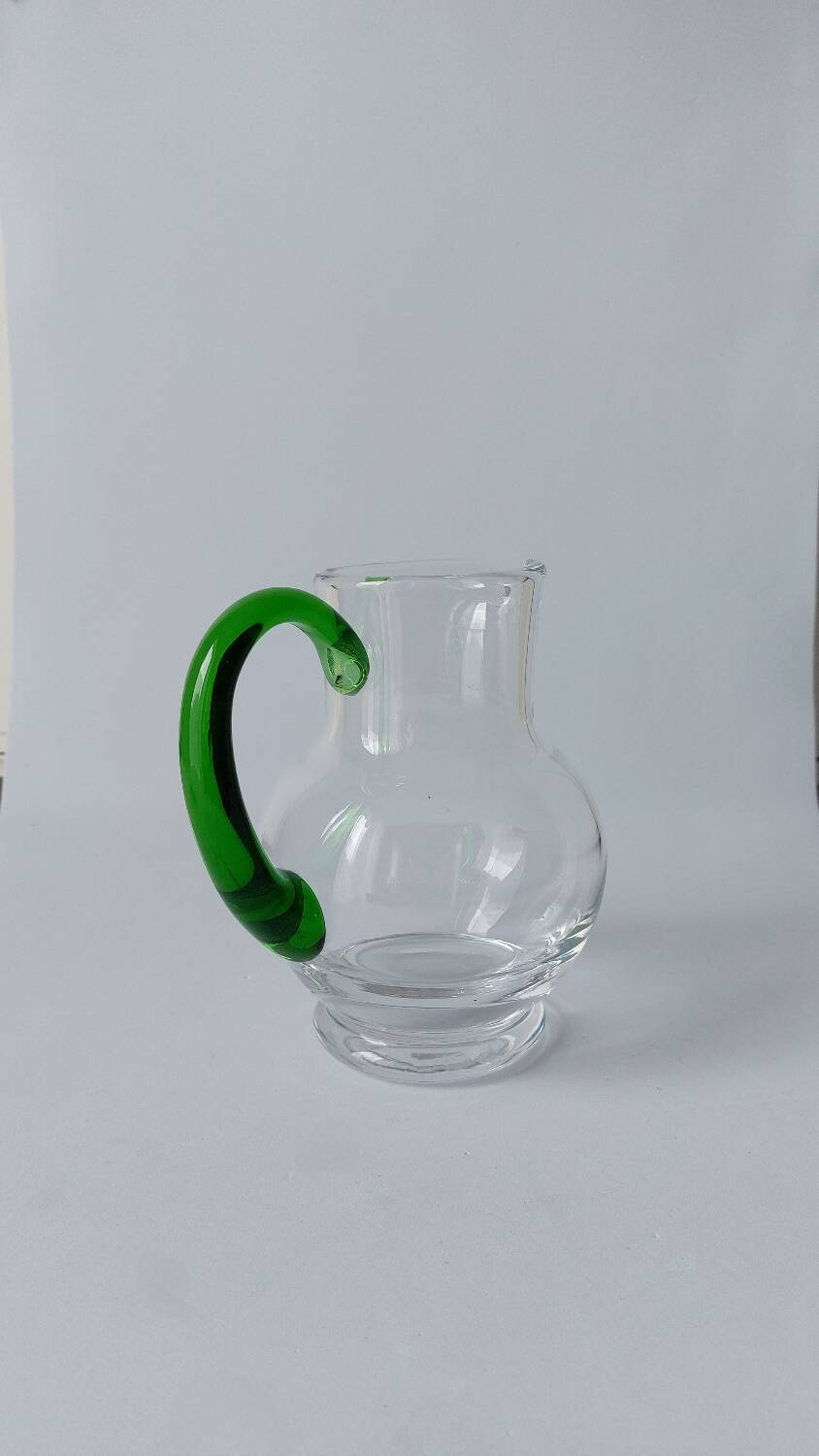 Carafe vert vin Alsace vaisselle vintage