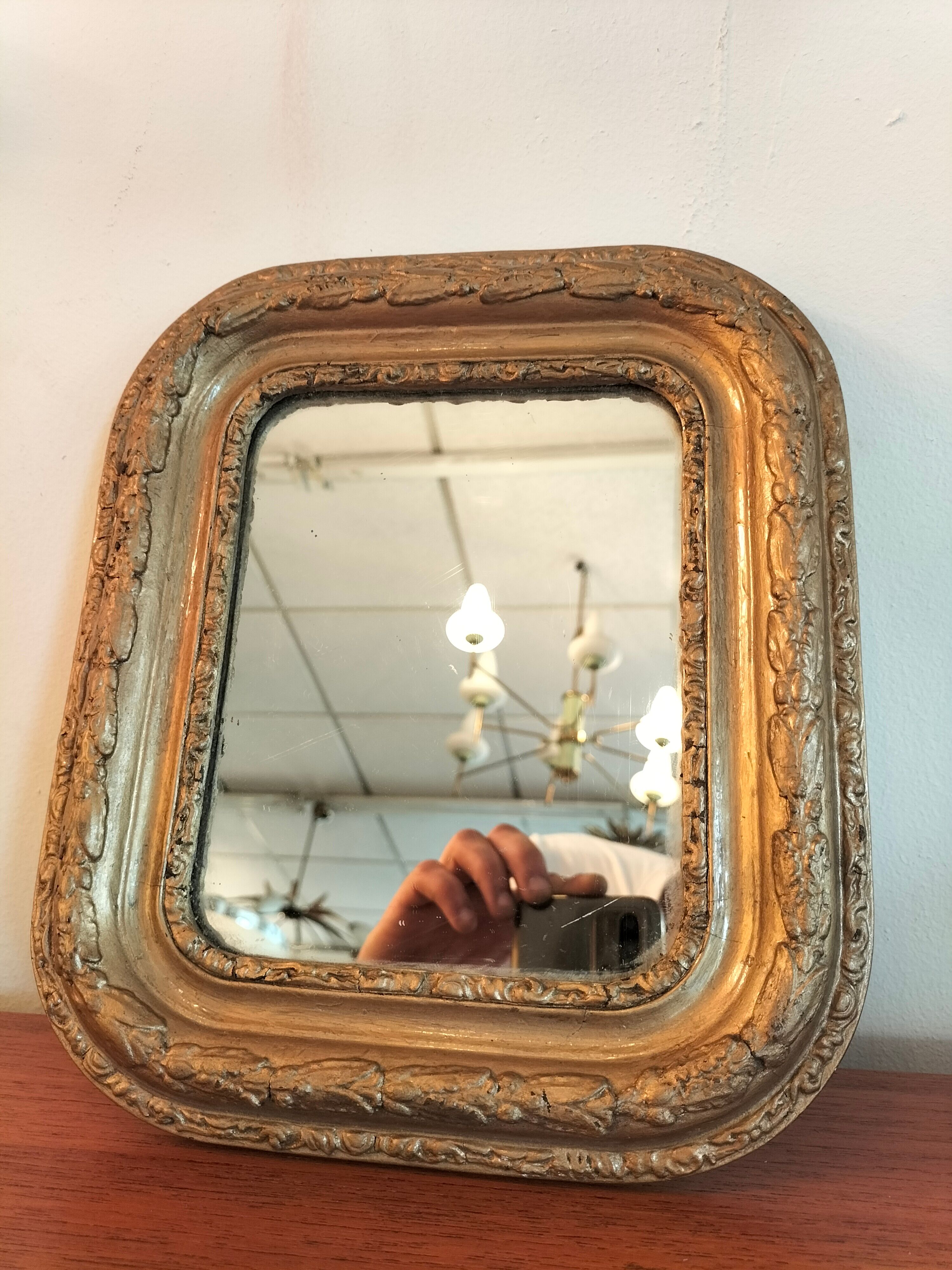 Small old mirror
