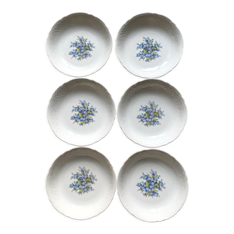 6 porcelain plates