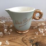 Milk jar "Nous Deux" Digoin Sarreguemines