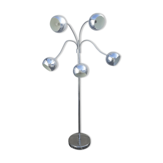 Spring lamp, chrome, vintage