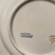 Set of 8 flat plates iron earth model Longchamp Alésia