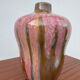 Vase grès émaillé rose Art Déco