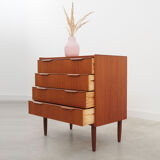 Teak chest of drawers, Danish design, 1970s, made in Denmark