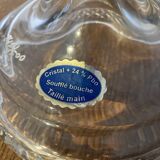 Crystal vase 24% Pbo blue