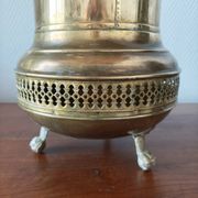 Vintage brass umbrella stand