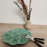 Ceramic serving dish from gien green