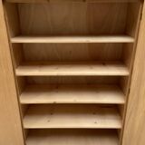 Storage unit in solid oak and veneer, circa 1960.