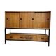 Gabinete, large apparador, madera de tea, Scandinavian design, 50's