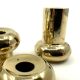 6 small brass candlesticks • Landskrona Mässing • Sweden • Circa 1978
