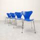4 chaises papillon d'Arne Jacobsen pour Fritz Hansen